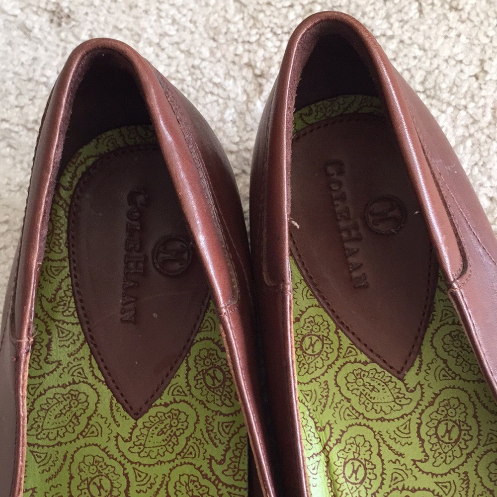 Cole haan Woven Leather flat shoes size 9AA - Picture 4 of 6